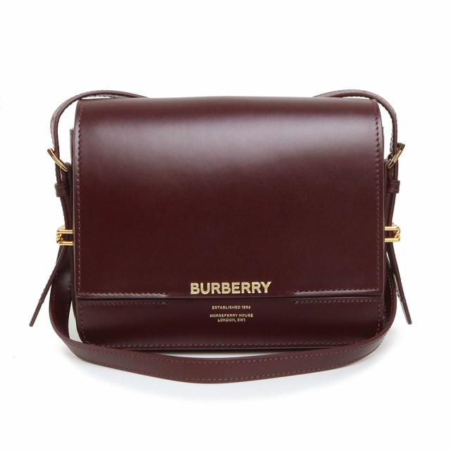 （未使用　展示品）バーバリー BURBERRY グレース スモール ショルダーバッグ 斜め掛け レザー ボルドー ゴールド金具