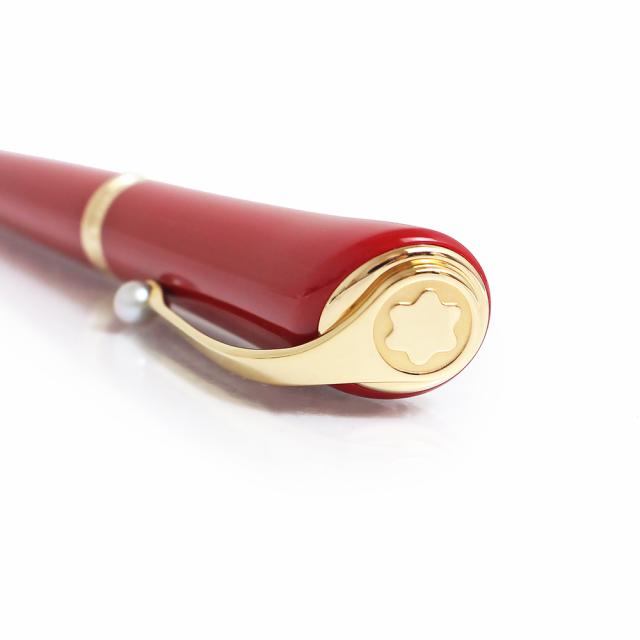 モンブラン114『モーツァルト』の、赤軸×金の万年筆 MONTBLANC 万年筆
