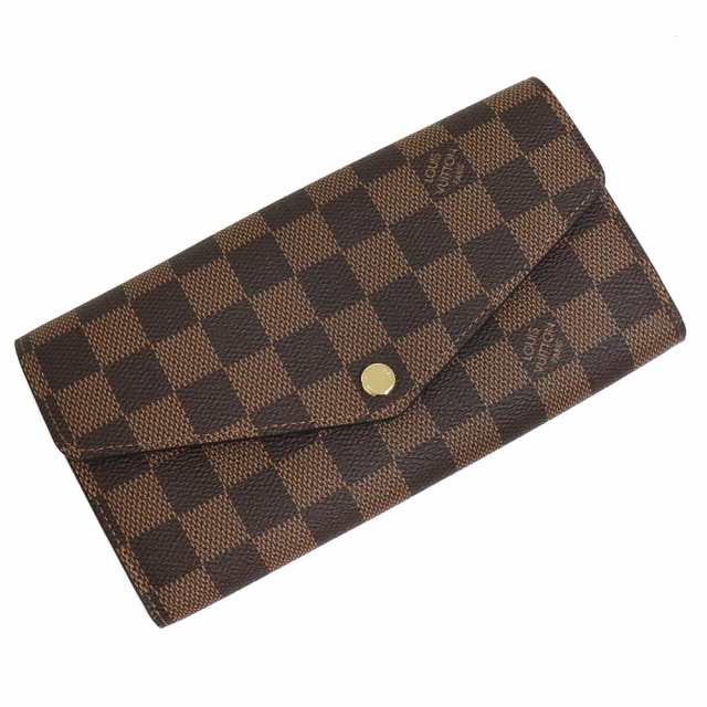 （新品・未使用品）ルイ ヴィトン LOUIS VUITTON ポルトフォイユ サラ 二つ折り長財布 ダミエ ブラウン 茶 ゴールド金具 N63209 箱付