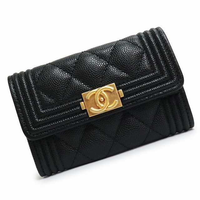 （新品・未使用品）シャネル CHANEL ボーイシャネル フラップ カードケース パスケース コインケース 名刺入れ 定期入れ 小銭入れ 財布