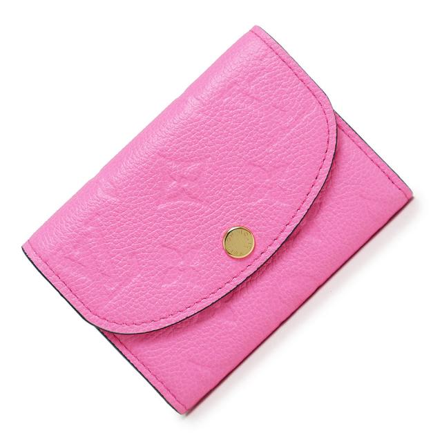 （新品・未使用品）ルイ ヴィトン LOUIS VUITTON ポルトモネ ロザリ コインケース 小銭入れ 財布 カードケース 名刺入れ 定期入れ パスケース モノグラムアンプラント レザー ローズロリポップ ピンク ゴールド金具 M82485 箱付の通販は