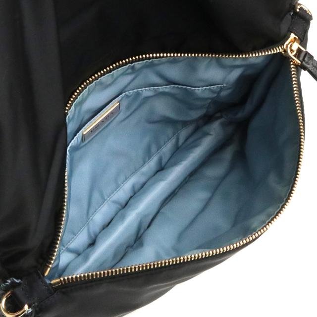 （未当てはめる 見せびらかす品）プラダ PRADA 編み物 下げ翼 2WAY クラッチペダル チェーン店 ショルダーバッグ 曲がった掛け TESSUTO ナイロン maglia ARDESIA アルデシア 薄墨色 ボルドーワイン 黄色 ゴールド金具 1BF061