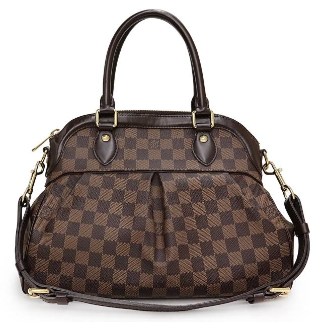 （中古）ルイ ヴィトン LOUIS VUITTON トレヴィ PM 2way ショルダー ハンドバッグ ダミエ ブラウン 茶 ゴールド金具 N51997