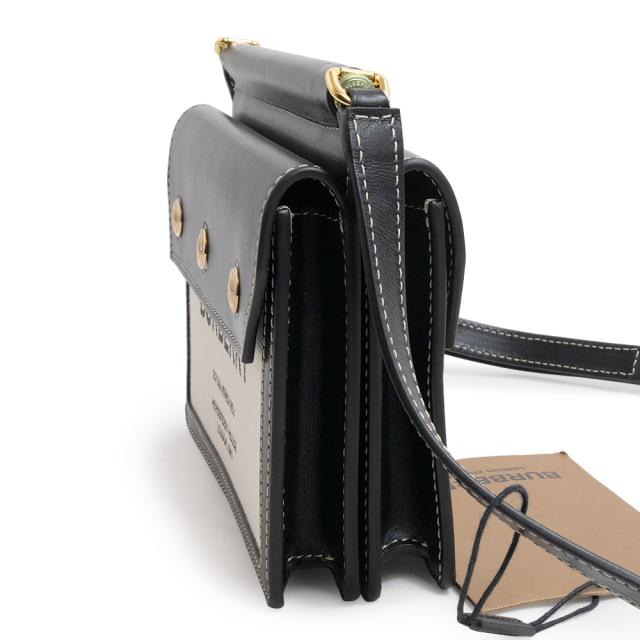 (新品・未使用品)バーバリー BURBERRY ホースフェリープリント ショルダーバッグ 斜め掛け レザー キャンバス ブラック ナチュラル 黒 白 ゴールド金具 8031901 (新品・未使用品)バーバリー BURBERRY ホースフェリープリント ショルダーバッグ 斜め掛け レザー キャンバス ブラック ナチュラル 黒 白 ゴールド金具 8031901