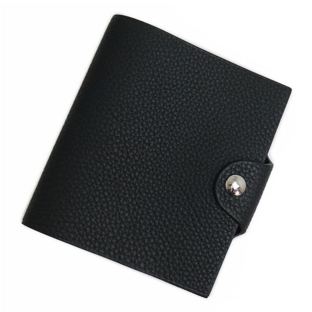 （新品・未使用品）エルメス HERMES ユリス ミニ アジェンダ ノート 手帳カバー トゴ レザー ノワール ブラック 黒 シルバー金具 Y刻印 箱付