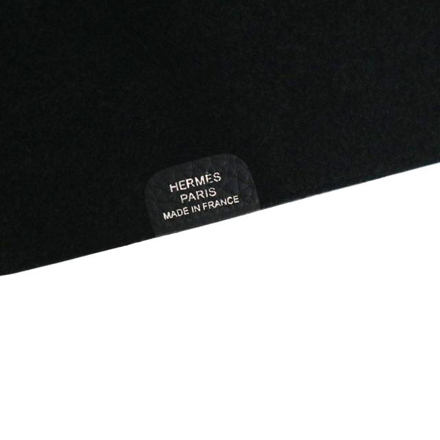 （新品・未使用品）エルメス HERMES ユリス ミニ アジェンダ ノート 手帳カバー トゴ レザー ノワール ブラック 黒 シルバー金具 Y刻印 箱付