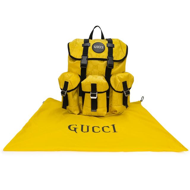（新品・未使用品）グッチ GUCCI Off The Grid オフザグリッド リュック・デイパック バックパック GGナイロン レザー イエロー ブラック 黄 黒 シルバー金具 626160_1