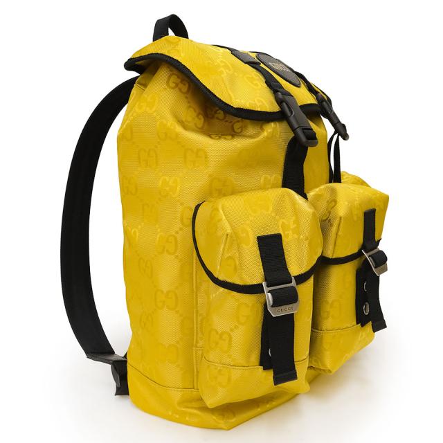 （新品・未使用品）グッチ GUCCI Off The Grid オフザグリッド リュック・デイパック バックパック GGナイロン レザー イエロー ブラック 黄 黒 シルバー金具 626160_5