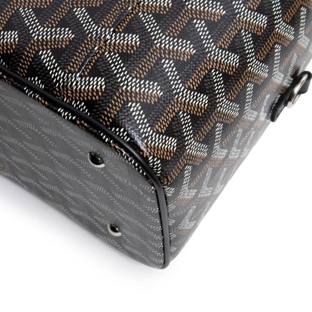 （新品・未使用品）ゴヤール GOYARD ミューズ ヴァニティケース バニティ ショルダーバッグ 斜め掛け ゴヤールディンキャンバス セルヴォンカーフスキン レザー ブラック 黒 シルバー金具 MUSEVAPMLTY01CL01P