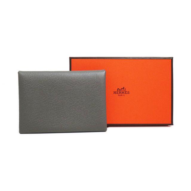 新品　エルメス　カルヴィデュオ HERMES カルヴィ デュオ エルメス カードケース ヴォーエプソン