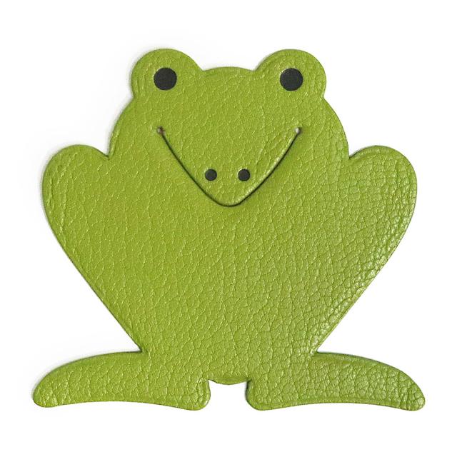 （新品・未使用品）エルメス HERMES ピカブック ブックマーカー ブックマーク 栞 アニマル カエル 蛙 シェブル シェーブルミゾール レザー ヴェールアニス ライトグリーン 緑 箱付の通販は