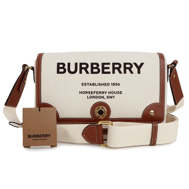 BURBERRY ショルダーバッグ ベージュ　ナチュラル　キャンバス　ブラウン BURBERRY ショルダーバッグ ベージュナチュラルキャンバスブラウン