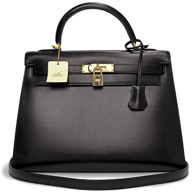 （未使用　展示品）エルメス HERMES ケリー 32 2way ショルダー ハンドバッグ 外縫い ボックスカーフ レザー Noir ノワール ブラック 黒 ゴールド金具 □J刻印の通販は