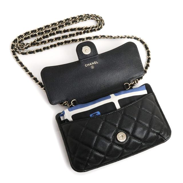 美品）シャネル CHANEL エコバッグ マトラッセ チェーンショルダー