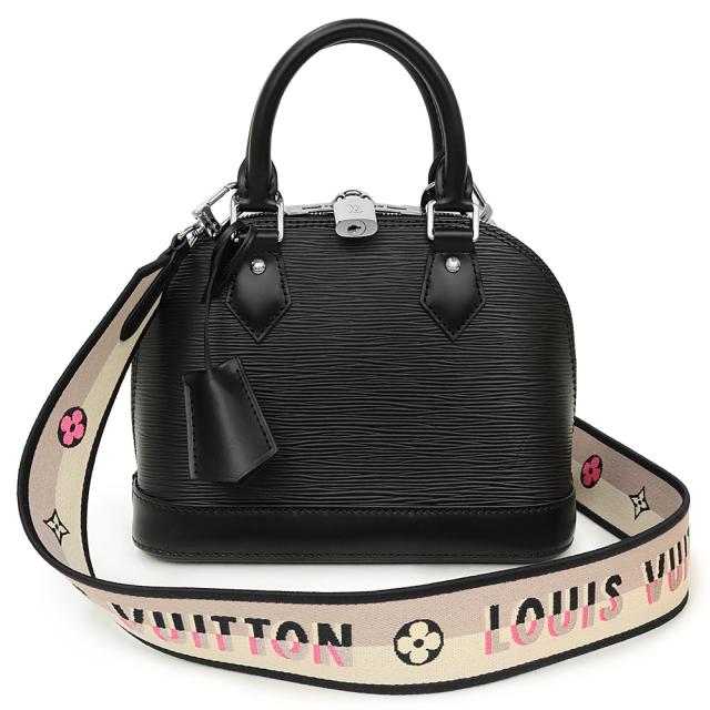 （新品・未使用品）ルイ ヴィトン LOUIS VUITTON アルマ BB 2way ショルダー ハンドバッグ 斜め掛け エピレザー ブラック ノワール 黒 シルバー金具 M59217 箱付の通販は