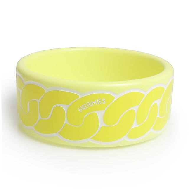 （新品・未使用品）エルメス HERMES ヌー マラン バングル ブレスレット ＃T2 ラッカーウッド アシデュル イエロー 黄色 箱付の通販は