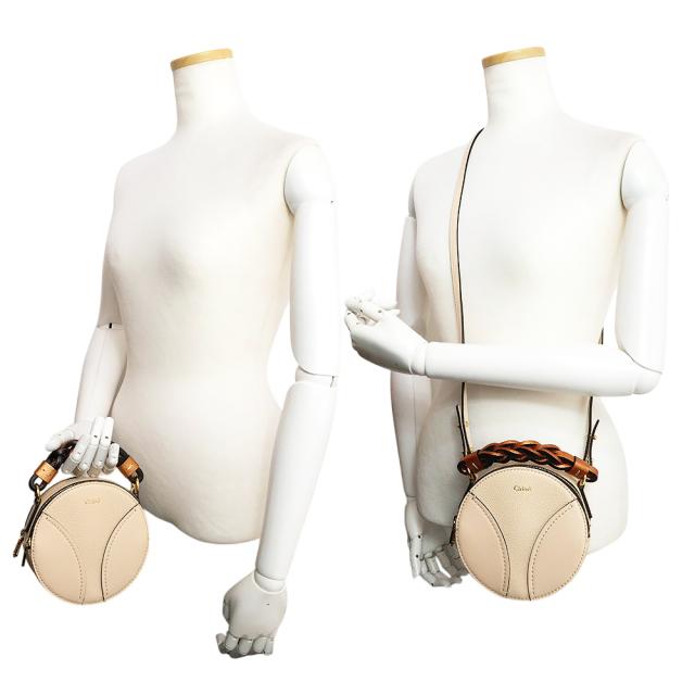 【新品未使用】Chloe ダリア　日本限定　シャンパンゴールド クロエの日本限定バッグ＆ウォレット、ローズゴールドの「ダリア」新作