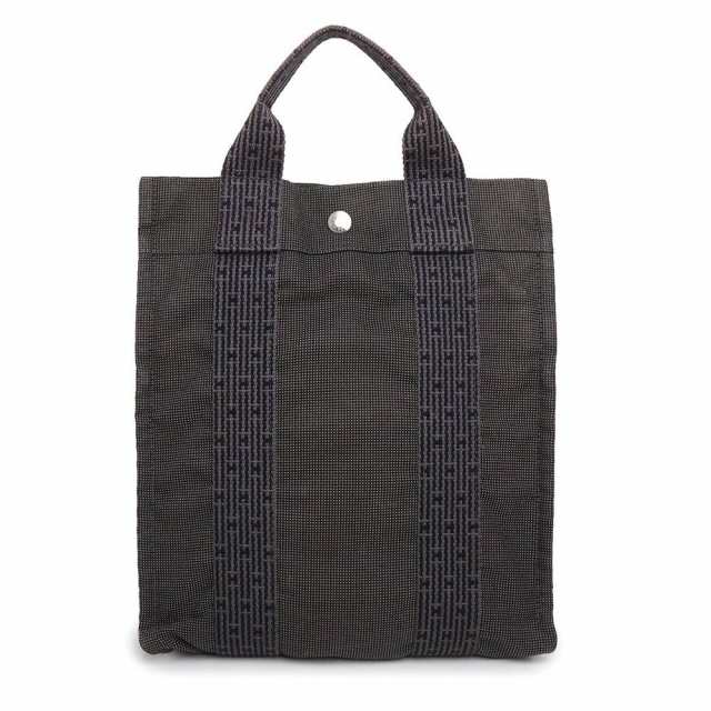 （中古）エルメス HERMES エールライン アド PM リュック デイパック バックパック キャンバス グレー シルバー金具の通販はバックパック・リュック