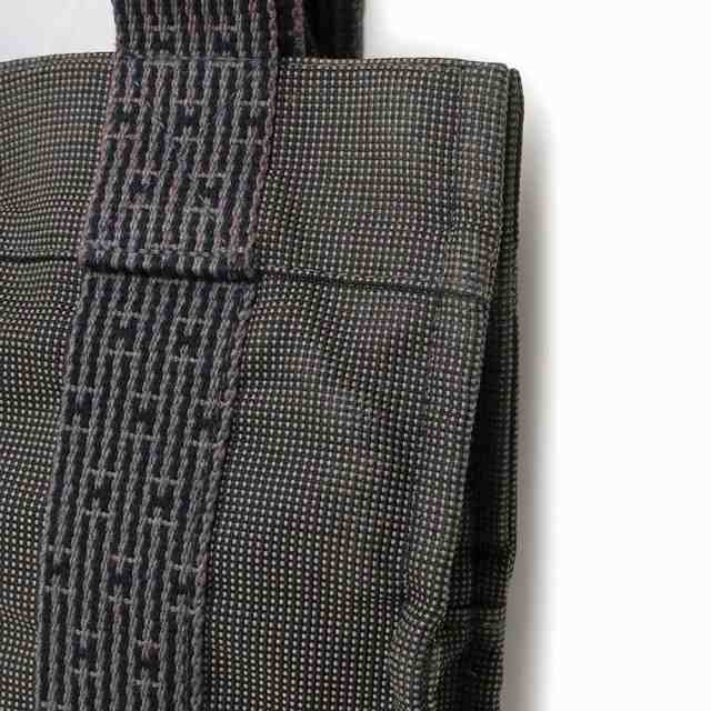 （中古）エルメス HERMES エールライン アド PM リュック デイパック バックパック キャンバス グレー シルバー金具の通販は