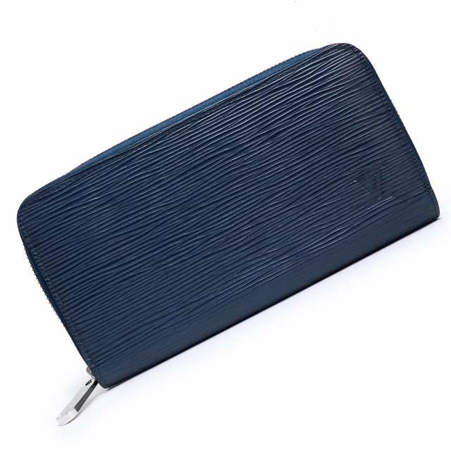 （中古）ルイ ヴィトン LOUIS VUITTON ジッピー ウォレット ラウンドファスナー 長財布 エピレザー アンディゴブルー ネイビー 紺 シルバー金具 M61873の通販は