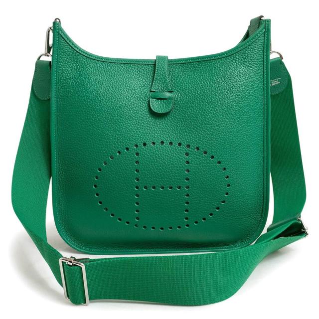 （新品・未使用品）エルメス HERMES エブリン エヴリン 3 トロワ 29 PM ショルダーバッグ 斜め掛け トリヨンクレマンス レザー ヴェールヴェルティゴ グリーン 緑 シルバー金具 W刻印の通販は 269,775円