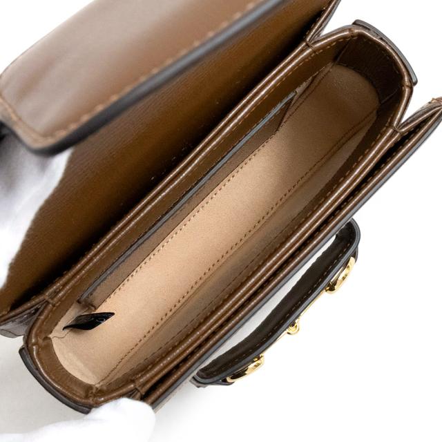 （未使用　展示品）グッチ GUCCI ホースビット 1955 ラウンド ベルトバッグ ウエストポーチ GGスプリームキャンバス レザー ブラウン ベージュ 茶 ゴールド金具 760198_3