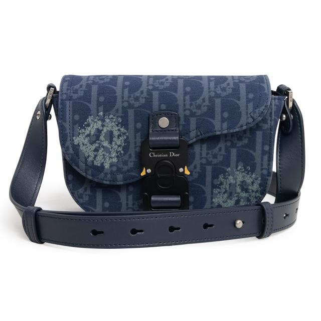 未使用 展示品 クリスチャン ディオール Chiristian Dior ケニー シャーフ オブリーク ポーチ メッセンジャー ショルダー バッグ 90216707 未使用 展示品クリスチャンディオール Christian Dior