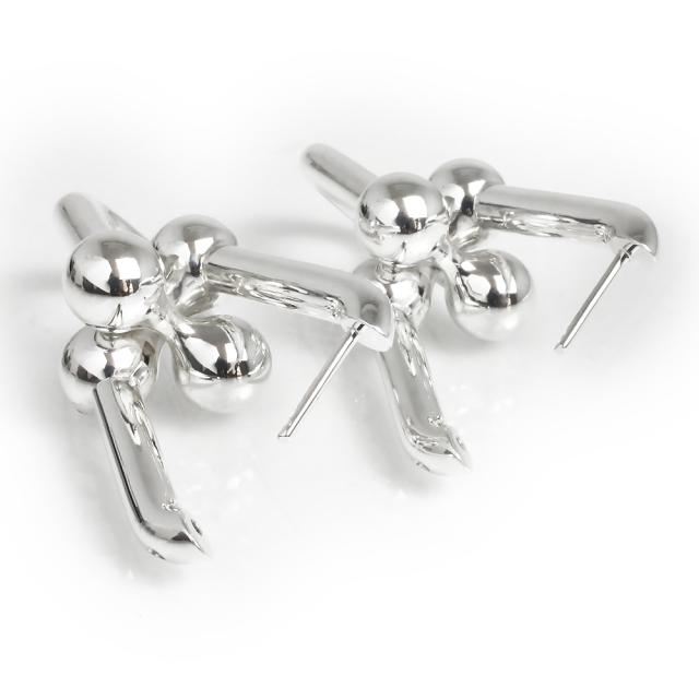 【⭐️さま専用】ティファニー　ハードウェアピアス　エクストララージ　シルバー Tiffany ハードウェア エクストララージ リンク ピアス シルバー