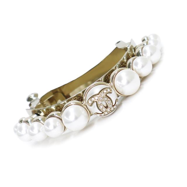 CHANEL　ヘアアクセサリー　バレッタ　96A　アクセサリー　レディース CHANEL/シャネル ロゴ バレッタ 96A GP ヘアアクセサリー