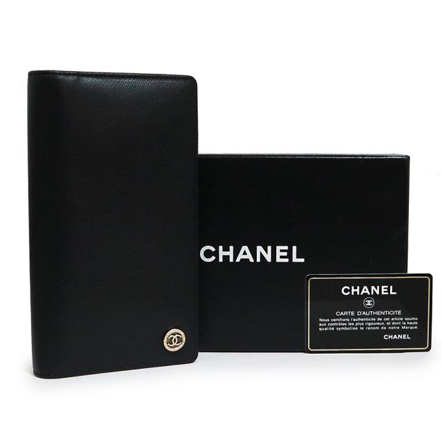未使用 展示品)シャネル CHANEL ココボタン 二つ折り長財布 未使用 展示品)シャネル CHANEL ココボタン 二つ折り長財布