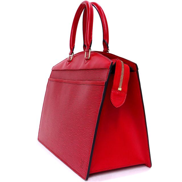 （美品）ルイ ヴィトン LOUIS VUITTON リヴィエラ ハンドバッグ エピレザー ルージュ レッド 赤 ゴールド金具 M48187_2