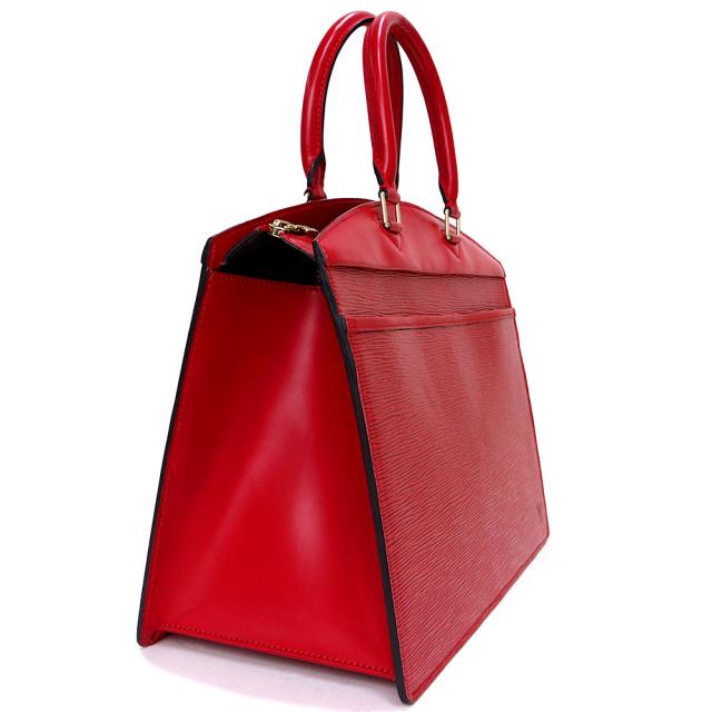 （美品）ルイ ヴィトン LOUIS VUITTON リヴィエラ ハンドバッグ エピレザー ルージュ レッド 赤 ゴールド金具 M48187_3