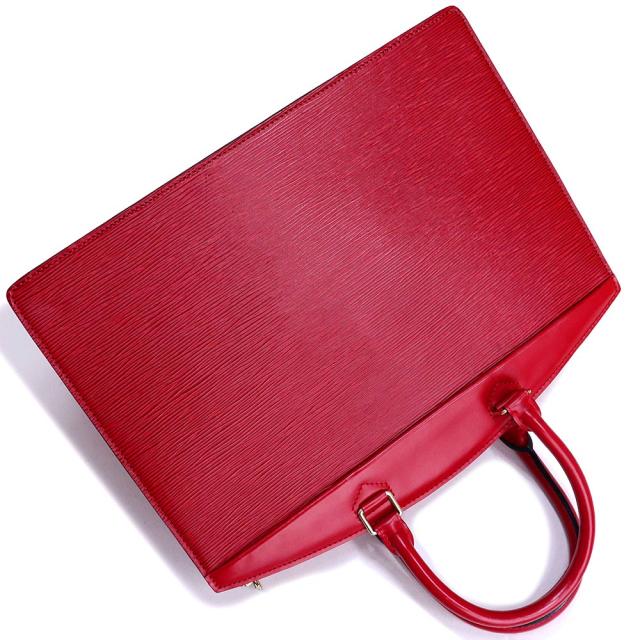 （美品）ルイ ヴィトン LOUIS VUITTON リヴィエラ ハンドバッグ エピレザー ルージュ レッド 赤 ゴールド金具 M48187_4