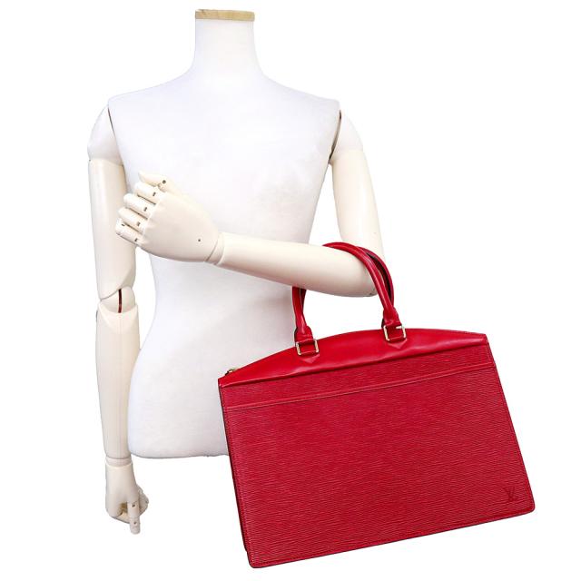 （美品）ルイ ヴィトン LOUIS VUITTON リヴィエラ ハンドバッグ エピレザー ルージュ レッド 赤 ゴールド金具 M48187_6