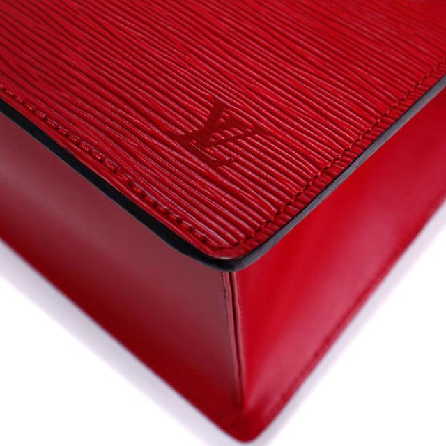 （美品）ルイ ヴィトン LOUIS VUITTON リヴィエラ ハンドバッグ エピレザー ルージュ レッド 赤 ゴールド金具 M48187_8
