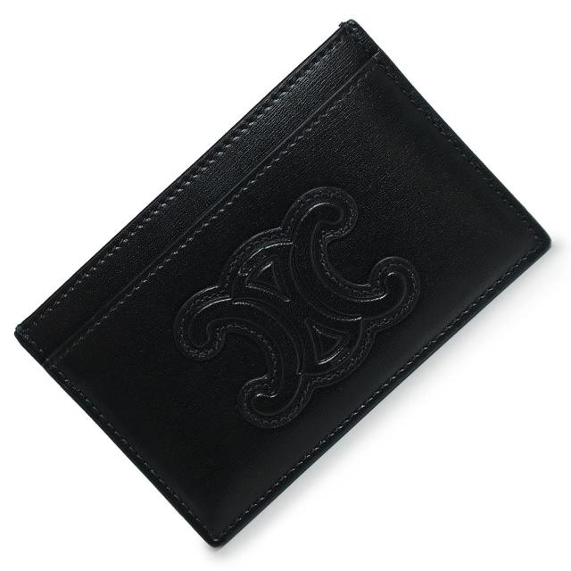 未使用品】CELINE セリーヌ 名刺入れ カードケース 黒 レザー CELINE