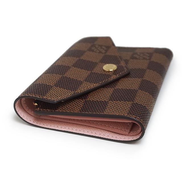 LOUIS VUITTON 三つ折り財布 ブラウン/ピンク 未使用品 箱付き LOUIS VUITTON 三つ折り財布 ブラウン/ピンク 未使用品 箱付き