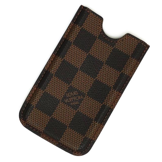 LOUIS VUITTON - ルイ ヴィトン エテュイ iPhone 4 スマホ マルチケース ダミエ ブラウン 茶 N63101 箱付 LOUIS VUITTON（未使用保管品） 未使用保管品）ルイ ヴィトン LOUIS VUITTON エテュイ iPhone 4
