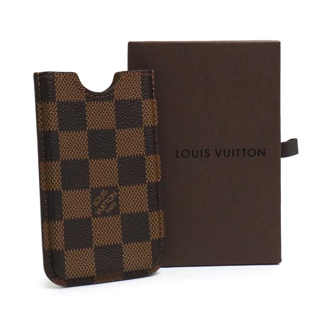 LOUIS VUITTON - ルイ ヴィトン エテュイ iPhone 4 スマホ マルチケース ダミエ ブラウン 茶 N63101 箱付 LOUIS VUITTON（未使用保管品） 未使用保管品）ルイ ヴィトン LOUIS VUITTON エテュイ iPhone 4