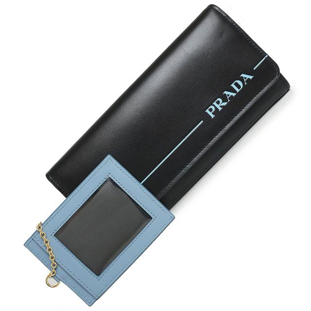 PRADA プラダ 1MH132 サフィアーノフィオッコ 長財布 BLUETTE