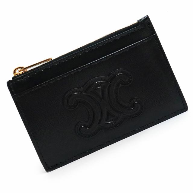 新品・未使用品】セリーヌ CELINE ジップ付きカードホルダー キュイル 