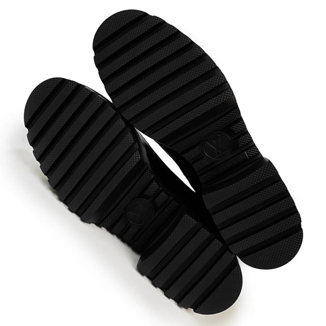 （新品・未使用品）ルイ ヴィトン LOUIS VUITTON 伊勢丹新宿限定 ローリエート ライン レオパード サイドゴア ブーツ 靴 #38 24.5cm スウェード カーフスキン レザー ブラック ベージュ 黒 ゴールド金具