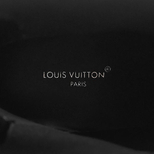 （新品・未使用品）ルイ ヴィトン LOUIS VUITTON 伊勢丹新宿限定 ローリエート ライン レオパード サイドゴア ブーツ 靴 #38 24.5cm スウェード カーフスキン レザー ブラック ベージュ 黒 ゴールド金具