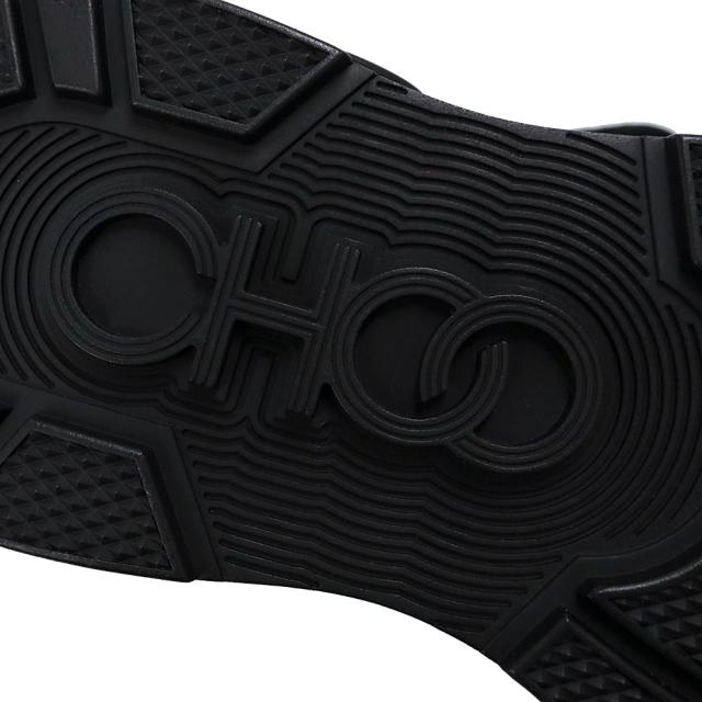 （未使用保管品）ジミーチュウ JIMMY CHOO ミシガン 編み上げ スニーカー 靴 #38 25cm メッシュ ナッパ パテントレザー ブラック 黒 MICHIGAN_7