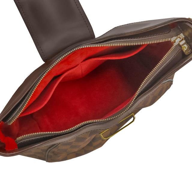 （中古）ルイ ヴィトン LOUIS VUITTON システィナ MM トートバッグ ダミエ エベヌ ブラウン 茶 ゴールド金具 N41541_1