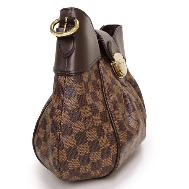 （中古）ルイ ヴィトン LOUIS VUITTON システィナ MM トートバッグ ダミエ エベヌ ブラウン 茶 ゴールド金具 N41541_3