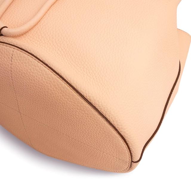 （未使用　展示品）バーバリー BURBERRY スモール TB バケット ドローストリング 2WAY ショルダー ハンドバッグ 斜め掛け グレインレザー ピーチピンク ゴールド金具 8056134_10