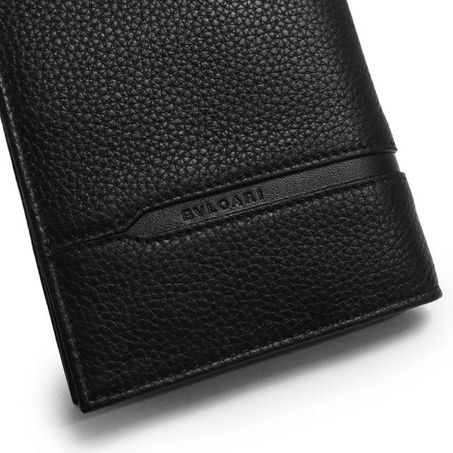 未使用品　箱付き　BVLGARI ブルガリ　長財布　金具　ブラック×ブルー系 未使用品 箱付き BVLGARI ブルガリ 長財布 金具 ブラック×ブルー系 未使用