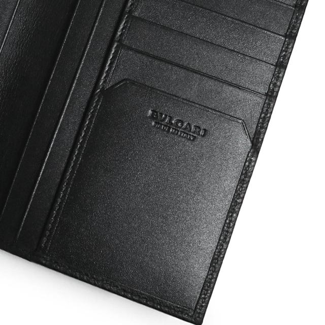 未使用 展示品）ブルガリ BVLGARI オクト 二つ折り長財布 カーフ