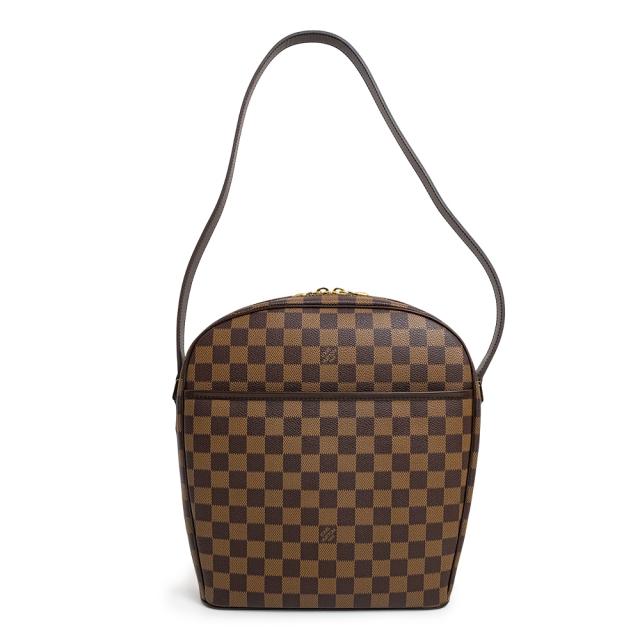 （未使用　展示品）ルイ ヴィトン LOUIS VUITTON イパネマ GM ショルダーバッグ ダミエ ブラウン 茶 ゴールド金具 N51292